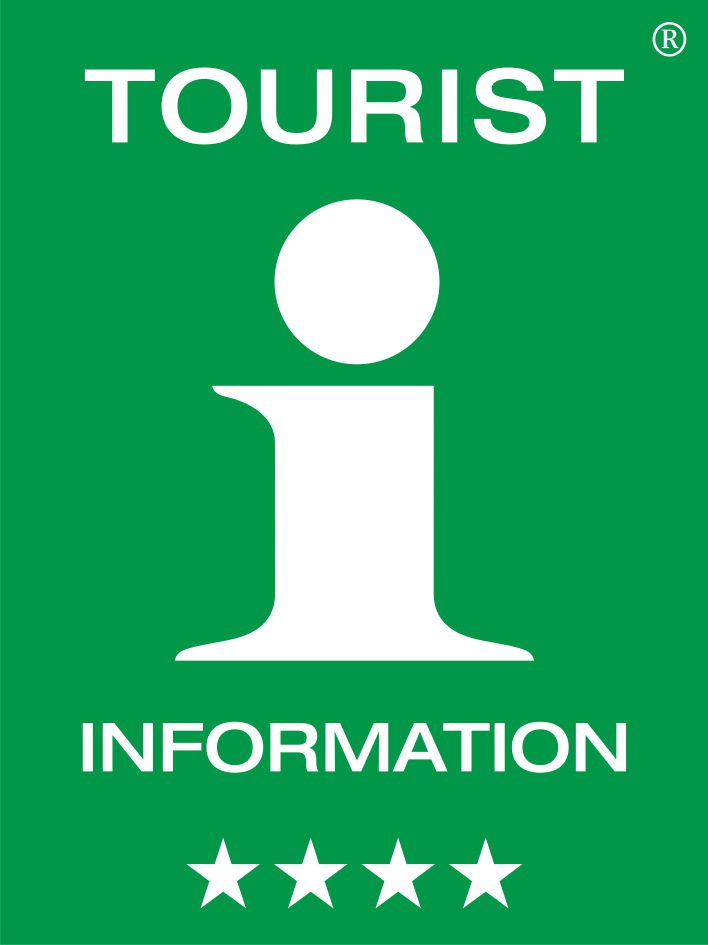 Tourist Information logo.
